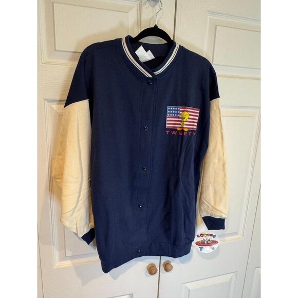 Looney Tunes Men's Blue Jacket - Picture 3 of 5